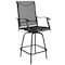 Flash Furniture 2PK Outdoor Stool - 30 inch Patio Bar Stool, Black 2-ET-SWVLPTO-30-BK-GG - alternate 10